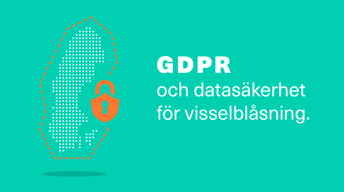 Visselblåsartjänst GDPR.